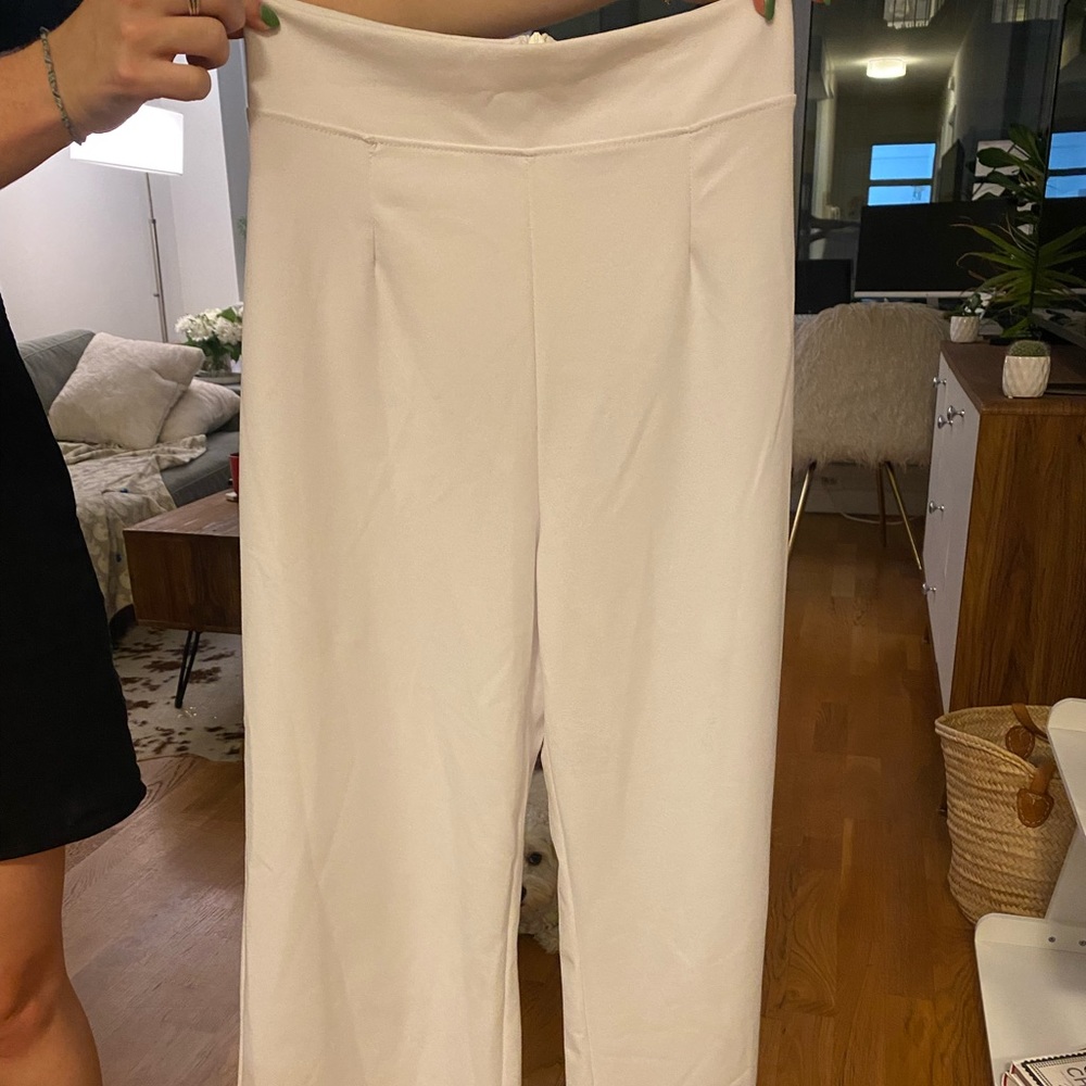 White pretty little thing coulottes
